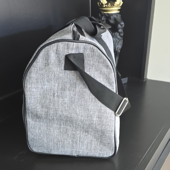 Jimmy Choo Black and Gray Duffel Bag - Picture 6 of 9